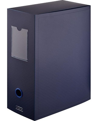 Короб архивный Attache пластик синий (70 мм)